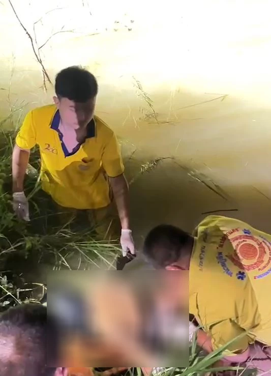 หนุ่มจีน ถูกฆาตกรรมโยนศพทิ้งบึงมาบยายพร